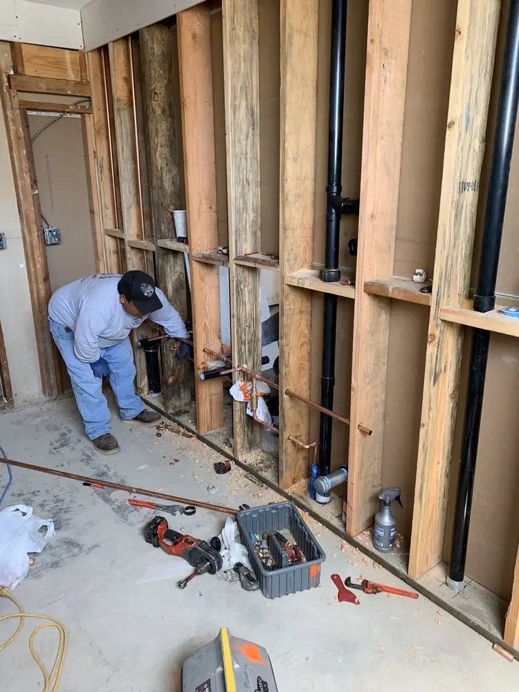 Commercial rough-in plumbing for Water Heater Replacement in North Bellmore